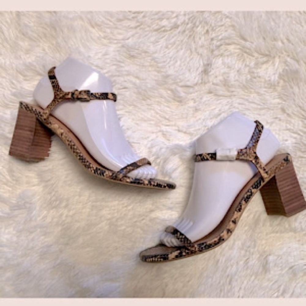 “NEW” Madewell The Hollie Ankle Strap Sandal - Picture 3 of 7